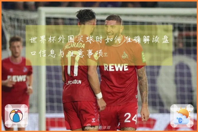 世界杯外围买球时如何准确解读盘口信息与注意事项